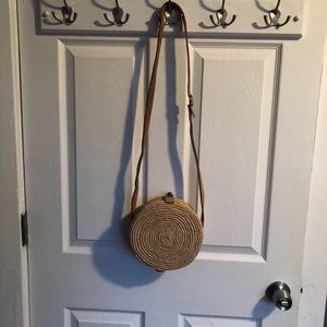 New Moroccan basket weave cross body bag